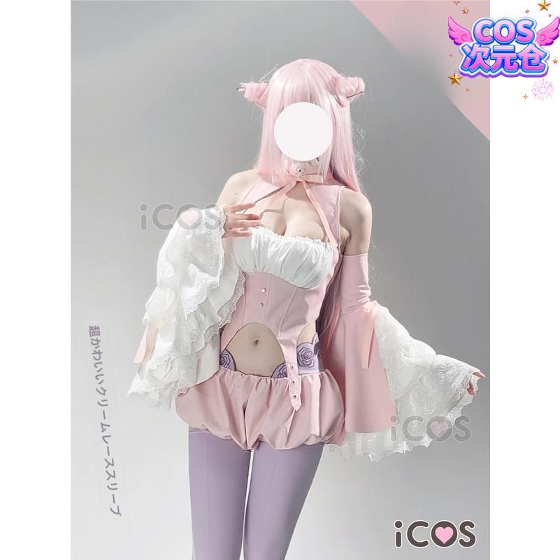 ♥ ICOS 魔法少女と悪が敵対しています 深森白夜 コスプレ衣装 ハロウィン 新発売 仮装 キャラクター服