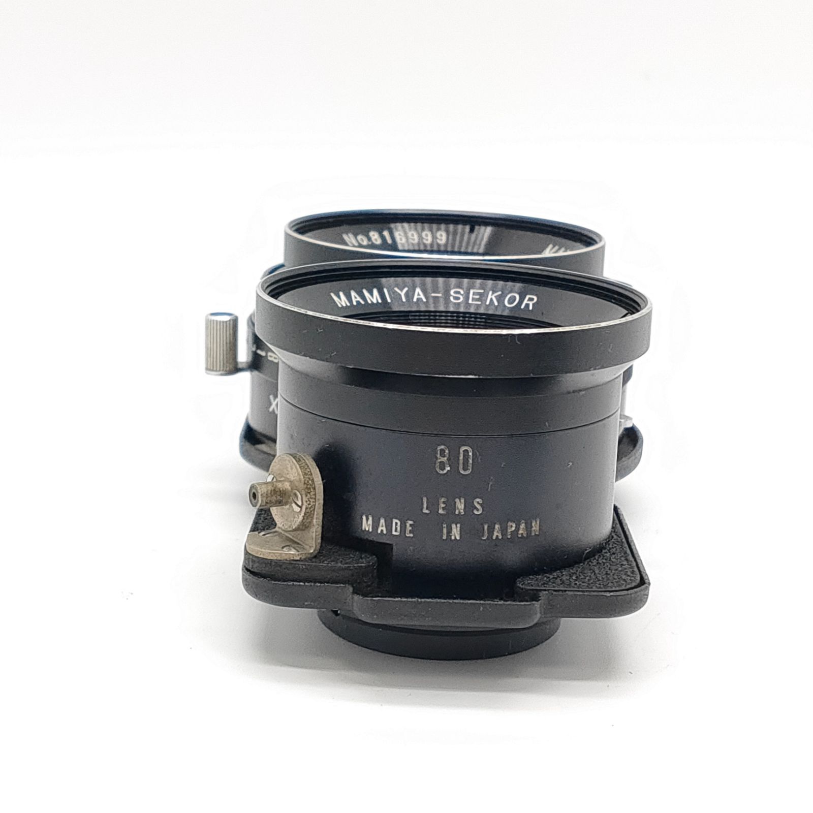 希少】マミヤ Mamiya SEKOR 80mm f/2.8 Blue Dot 標準 レンズ 二眼レフ