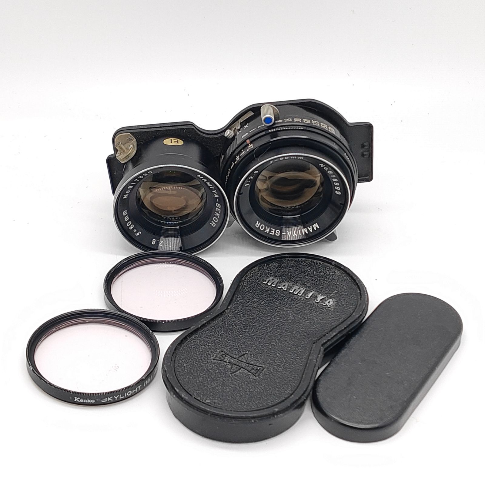 【美品】Mamiya マミヤ Sekor S 80mm F2.8 BlueDot 希少】マミヤ Mamiya SEKOR 80mm f/2.8 Blue Dot 標準 レンズ 二眼レフ
