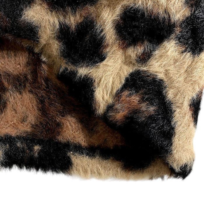 PEARLY GATES パーリーゲイツ ゴルフ シャギーニット レオパード柄