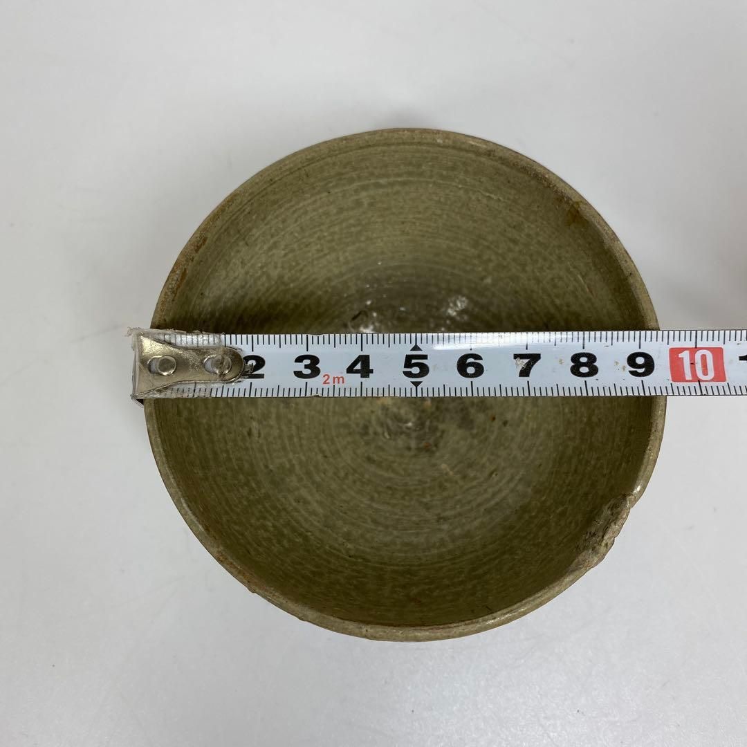 中国古玩 青磁茶碗 口径9.5㎝ 東里7-0117① - メルカリ