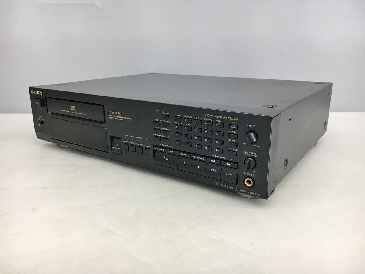 コンパクトディスクプレーヤー CDプレーヤー CDP-997 ソニー SONY 取扱説明書付き 2510LT168