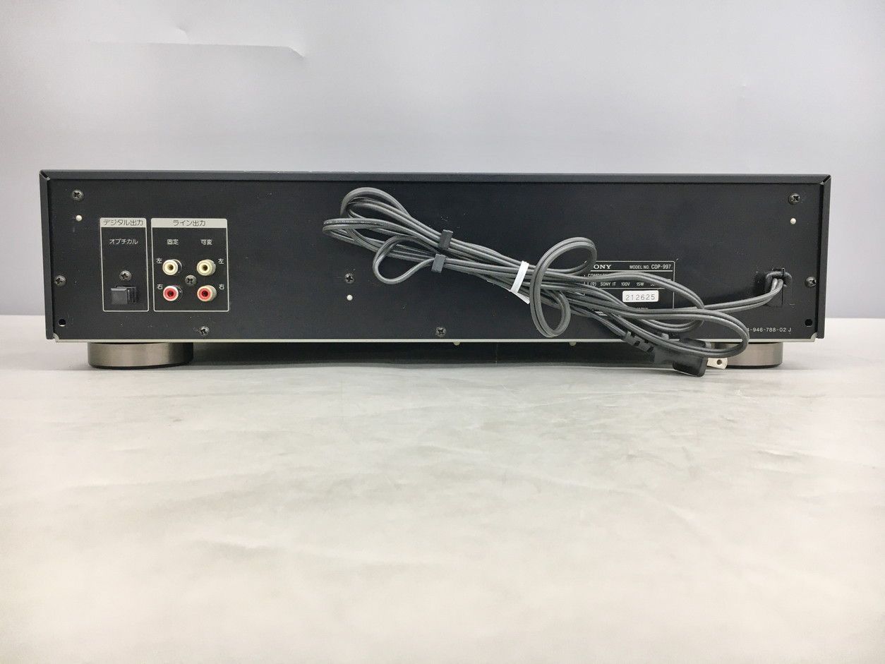 コンパクトディスクプレーヤー CDプレーヤー CDP-997 ソニー SONY 取扱説明書付き 2510LT168 WWW_USTAUSTRALIA_COM_AU