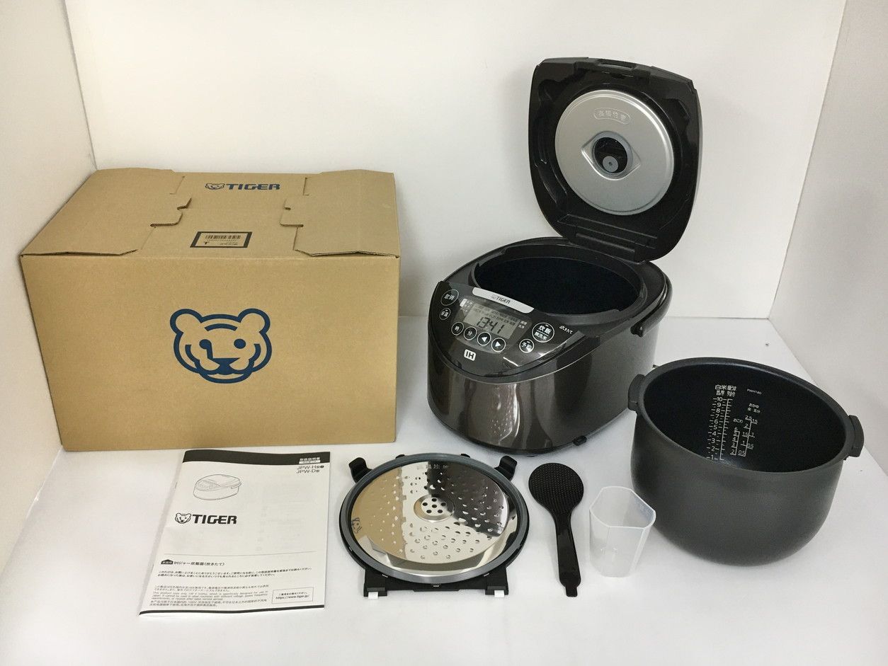 IHジャー炊飯器 炊きたて タイガー TIGER JPW-D 180 ブラウン 製 1合-1升炊き