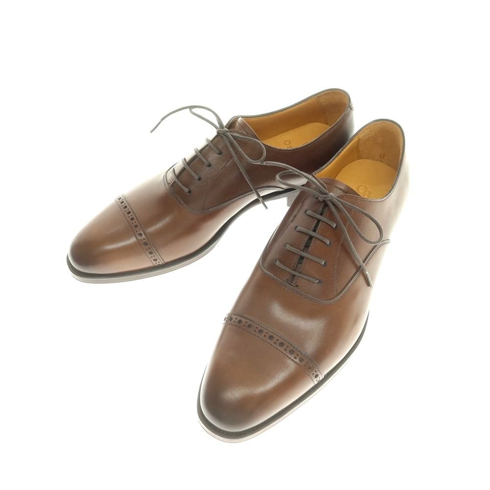 オリエンタル Oriental ストレートチップ ドレスシューズ ブラウン サイズ6 メンズ