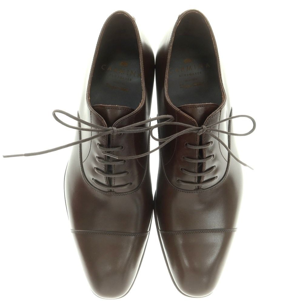カルミナ CARMINA ストレートチップ ドレスシューズ ダークブラウン サイズ6 メンズ