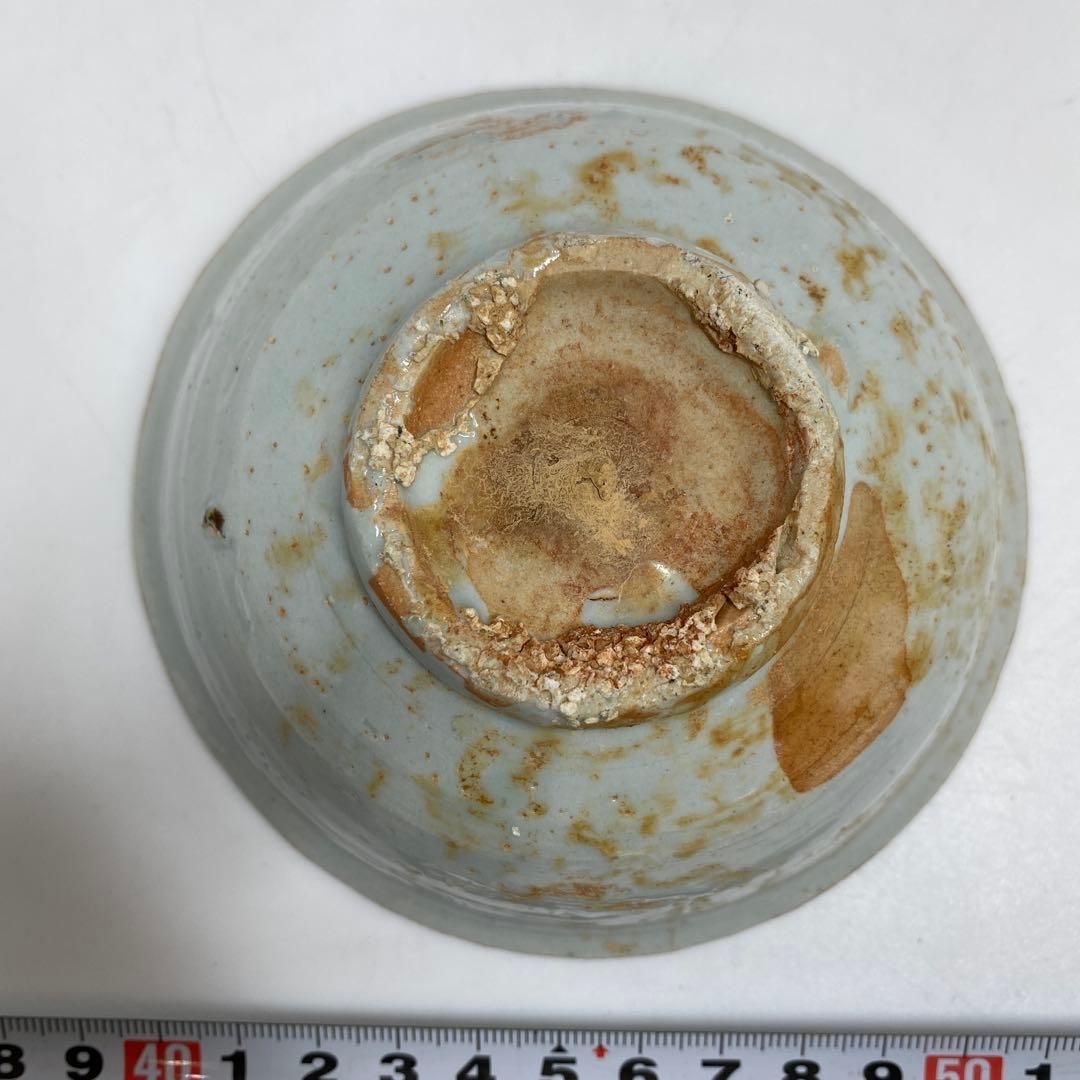 中国宋時代　青白磁茶碗A 口径11.2㎝　東里7-0117① 中国宋時代 青白磁茶碗A 口径11.2㎝ 東里7-0117① 中国宋時代 青