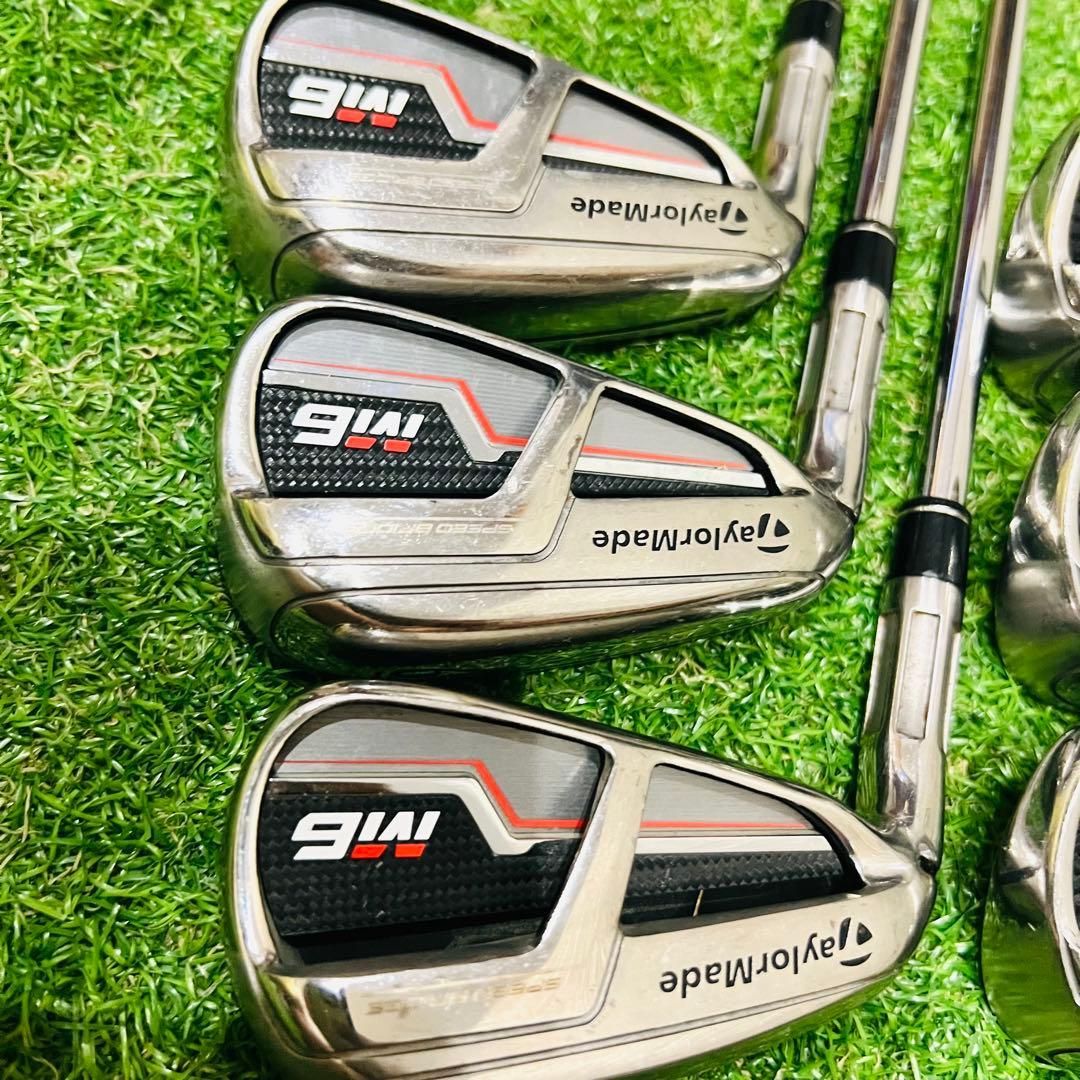 左利き テーラーメイド M6 レフティ アイアンセット m6 左 スチール S