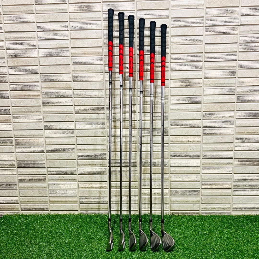 左利き　テーラーメイド　M6 レフティ　アイアンセット　m6 左　スチール　S 左利き テーラーメイド M6 レフティ アイアンセット m6 左 スチール S