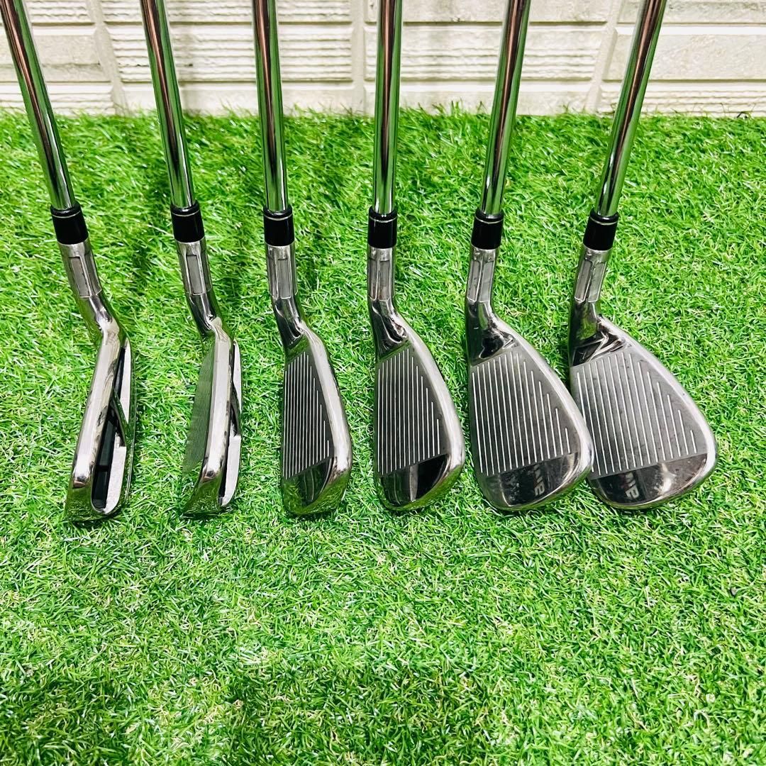 左利き　テーラーメイド　M6 レフティ　アイアンセット　m6 左　スチール　S 左利き テーラーメイド M6 レフティ アイアンセット m6 左 スチール S