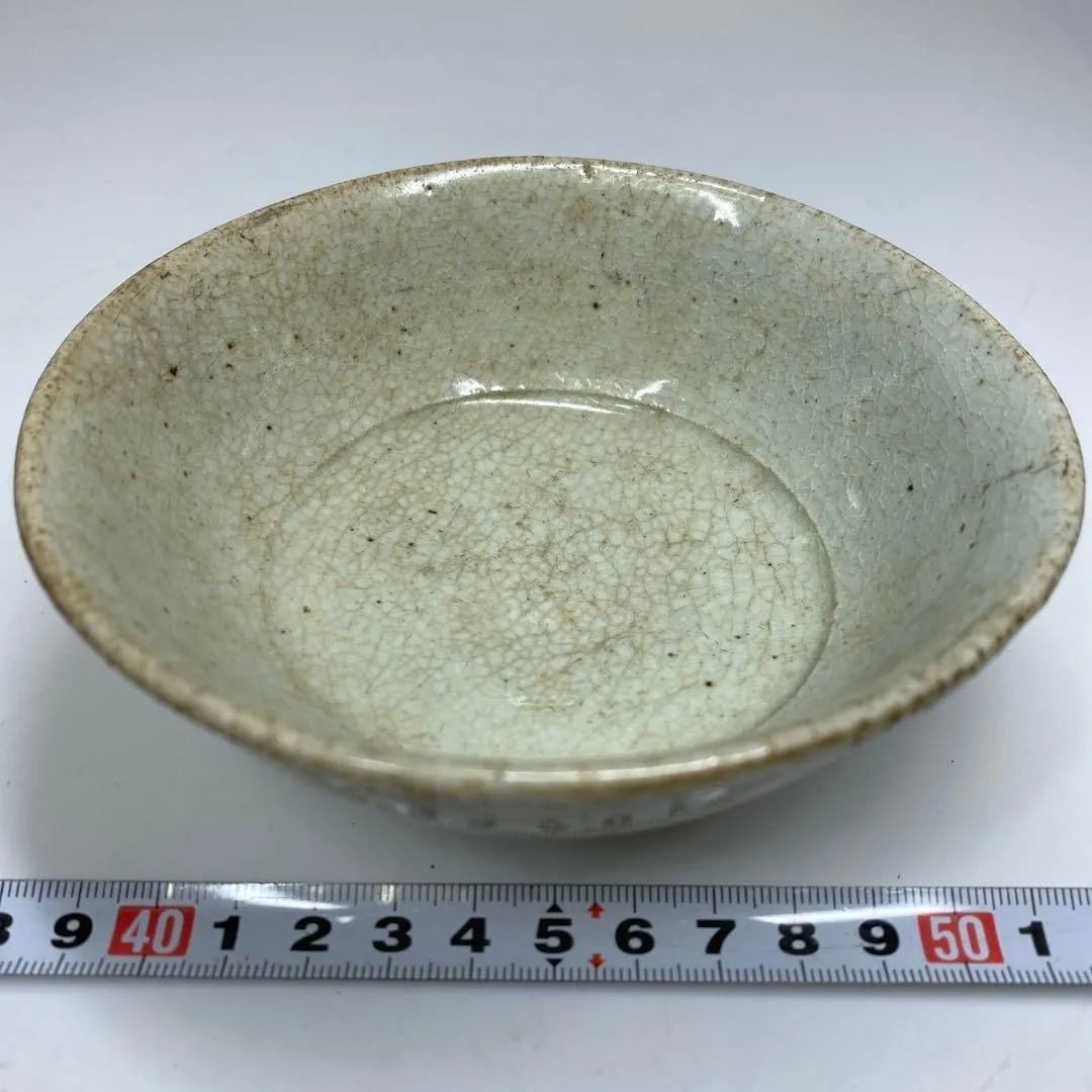 中国宋時代　青白磁皿　木箱付　直径16.2㎝　東Y5-1115①トヒコ 中国宋時代 青白磁皿 木箱付 直径16.2㎝ 東Y5-1115①トヒコ