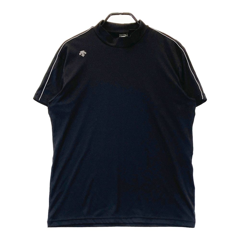 サイズ：O DESCENTE GOLF デサントゴルフ モックネック 半袖Tシャツ