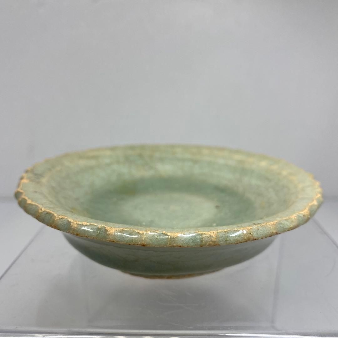 中国明時代 七宮青磁皿 口径10.8㎝ 東里7-0117 WWW_IBETON_RU