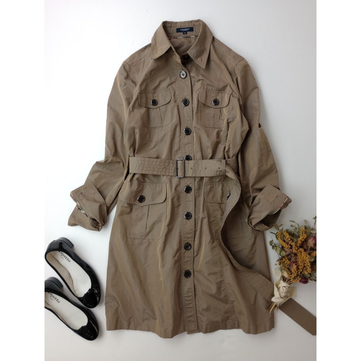 BURBERRY LONDON バーバリーロンドン トレンチコート ライトアウター