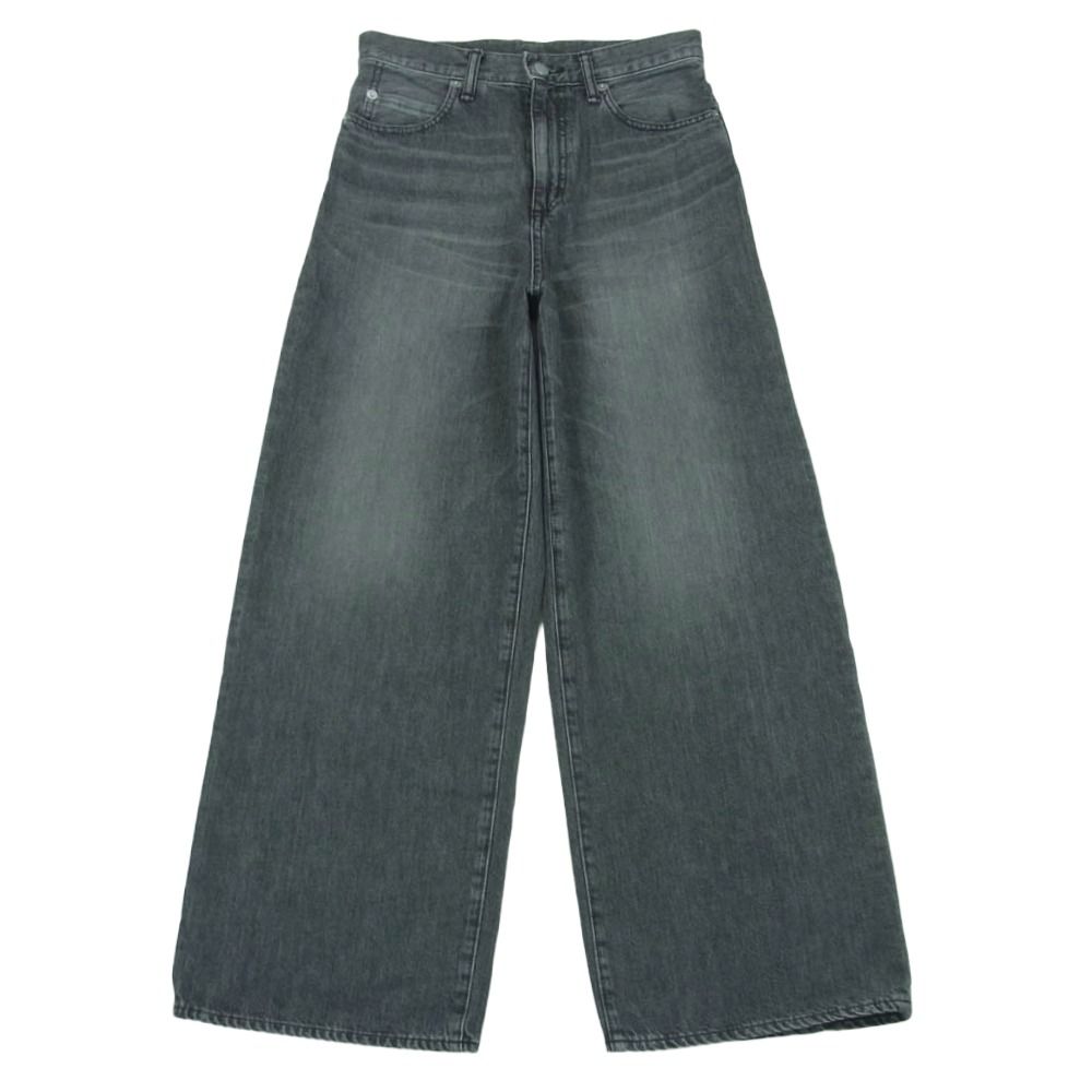 HYSTERIC GLAMOUR ヒステリックグラマー 01243AP07 ワイド デニム パンツ コットン グレー系 25
