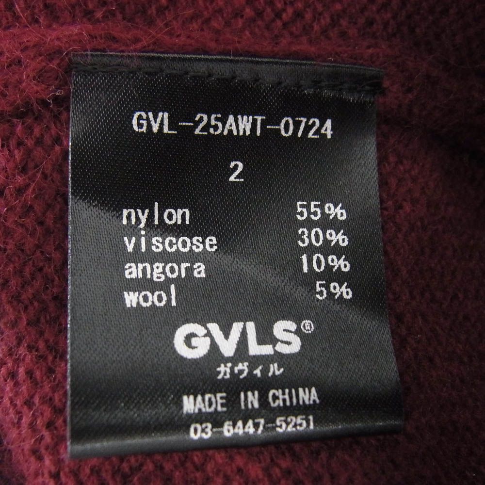 GAVIAL ガヴィル 25AW GVL-25AWT-0724 crew neck knit クルーネック 