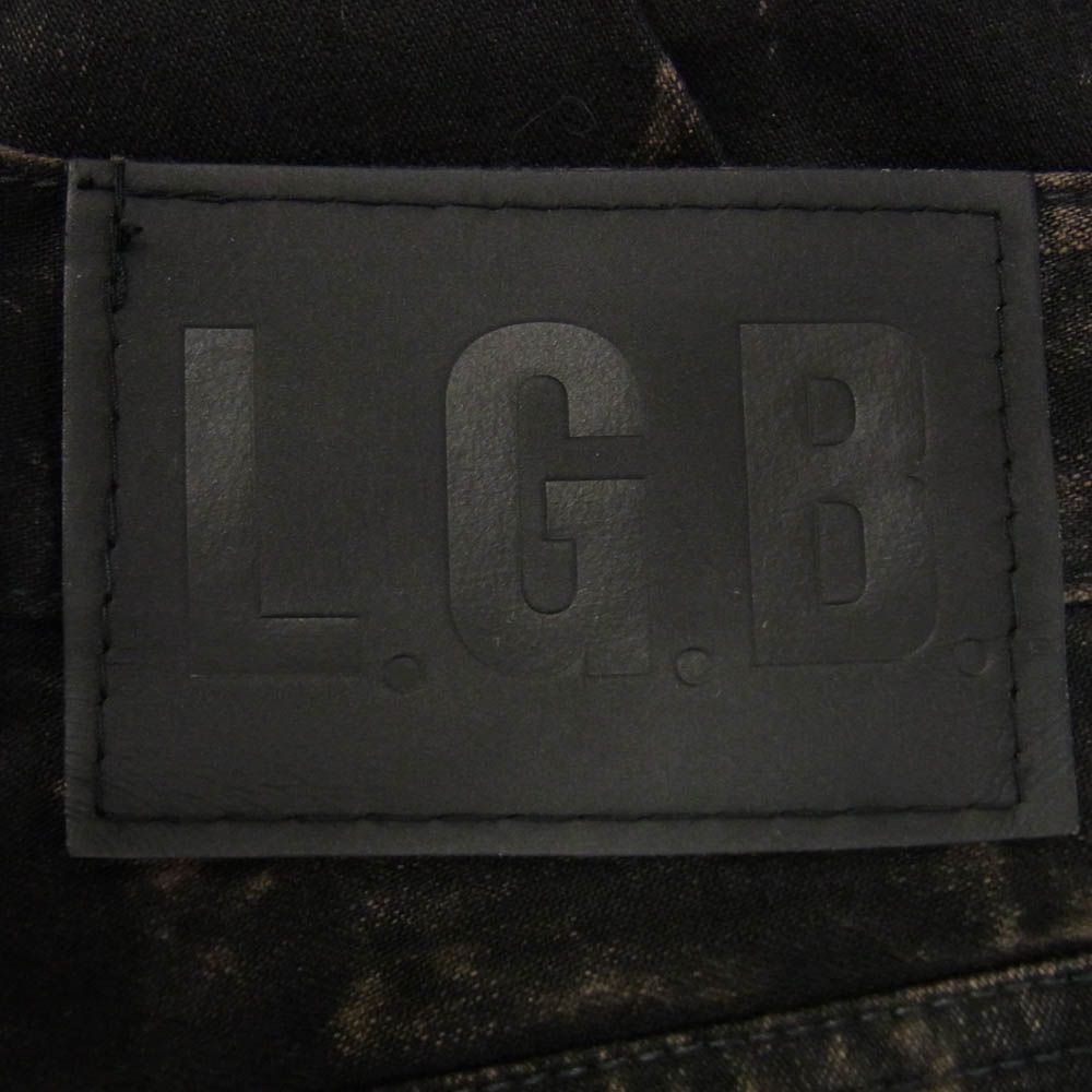  ルグランブルー LGB JACKAL ブリーチ 加工 スキニー パンツ ブラック系 その他 パンツ