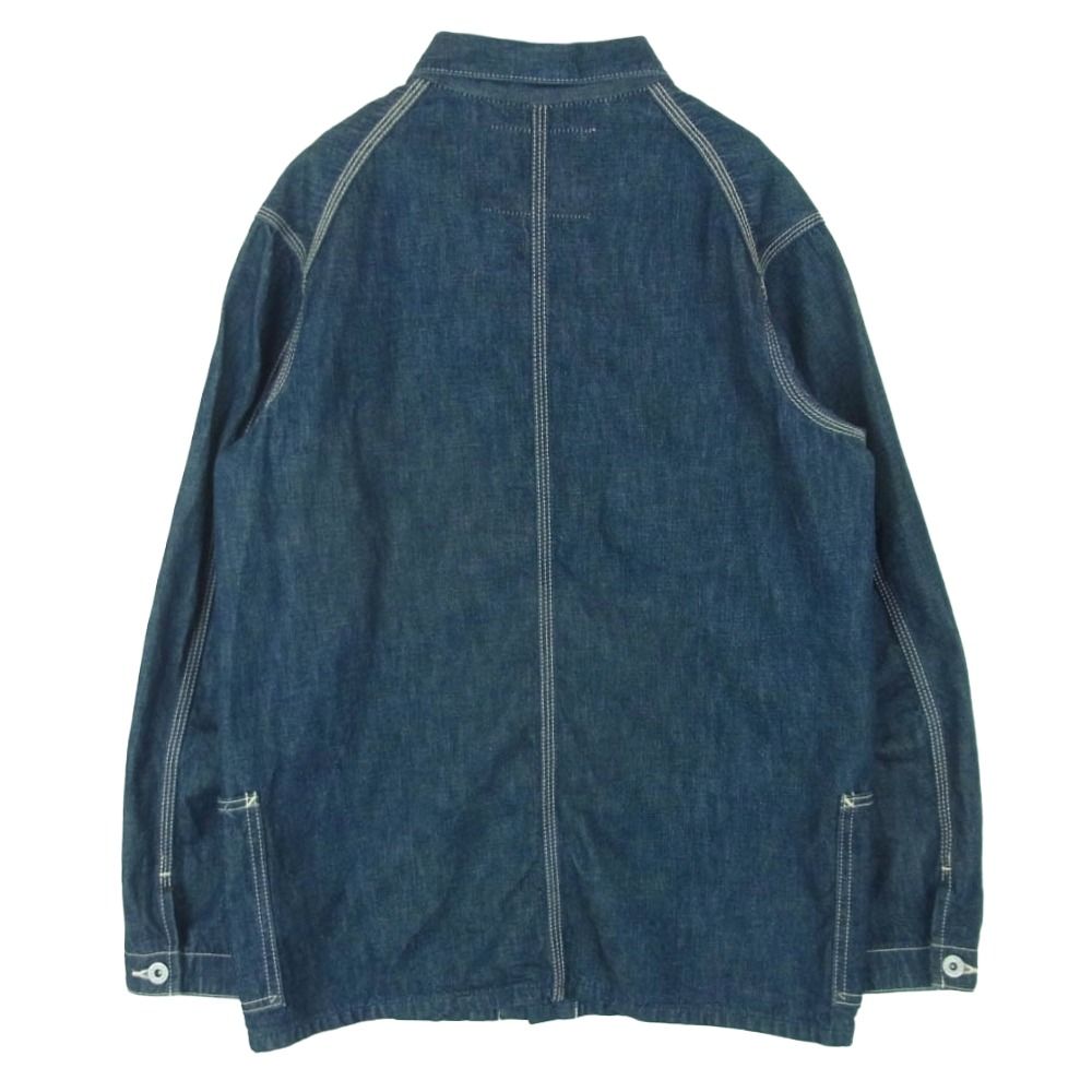 EVISU エヴィス デニム カバーオール ジャケット コットン インディゴブルー系 36