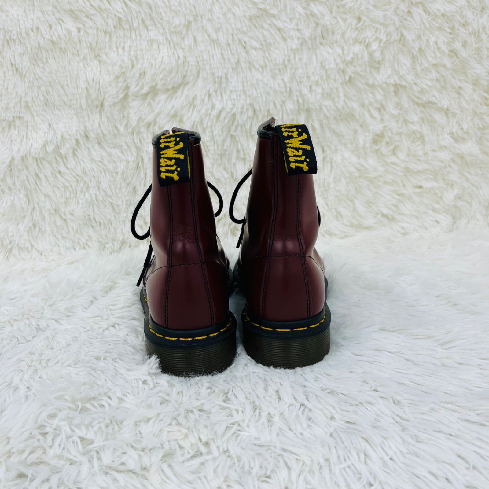 Dr.Martens ドクターマーチン 8ホールブーツ チェリーレッド 1460 スムース 10072600 AW006 UK6 日本サイズで25cm相当