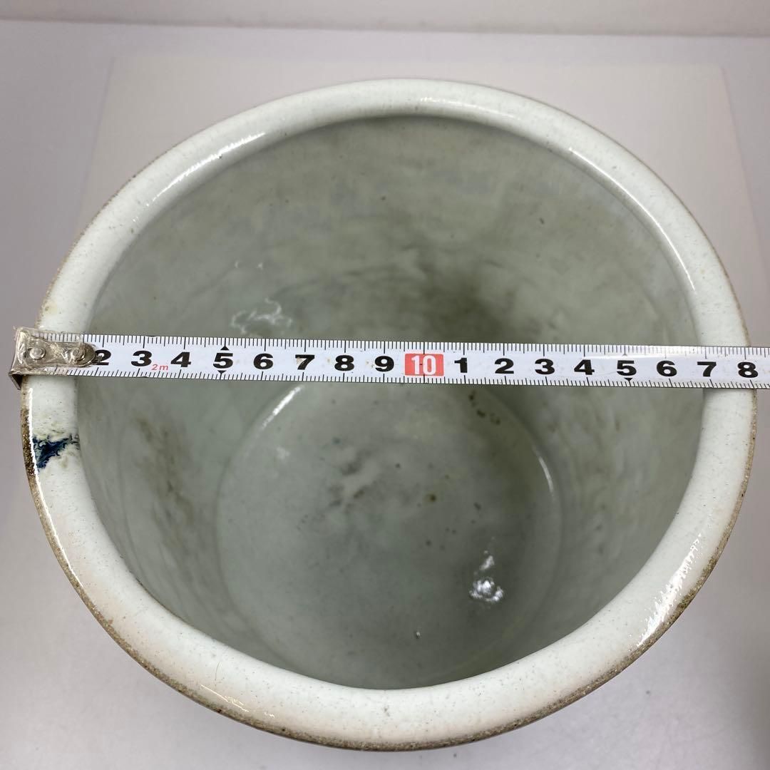 中里重利唐津水指 中里重利 朝鮮唐津 水指 共箱 直径18.6㎝ 東な7-0118☆2F - メルカリ