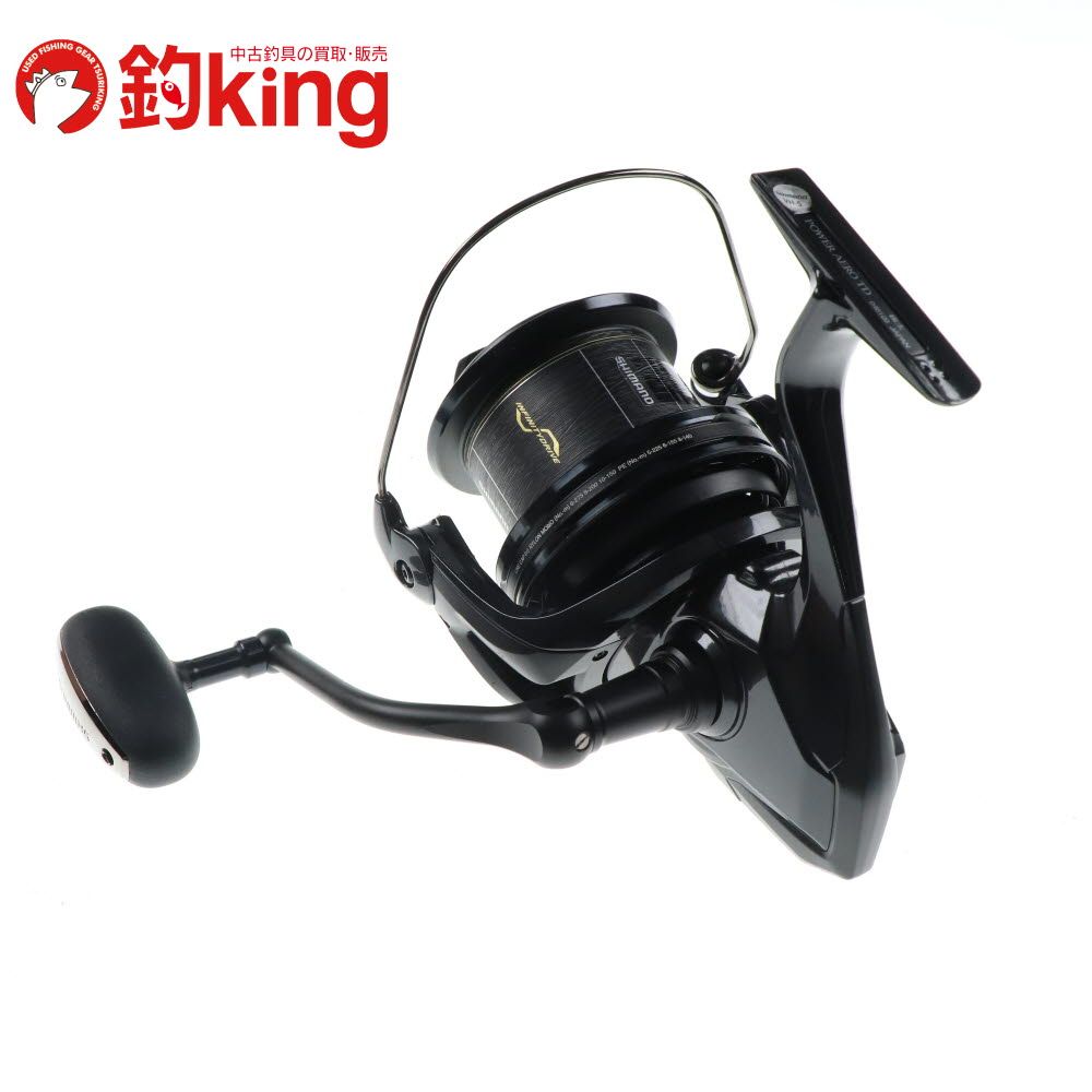 シマノ 23 パワーエアロ TD 極太 太糸スプール付（2） /Y272M 極上品