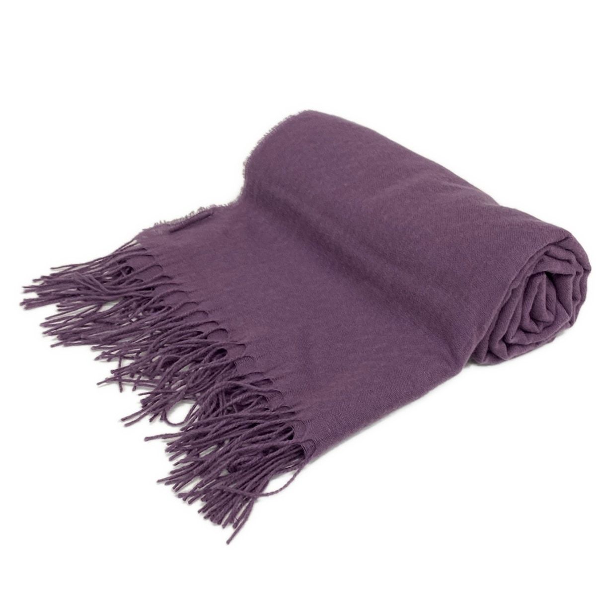 AGNONA(アニオナ) ストール(ショール) - パープル カシミヤ - メルカリ