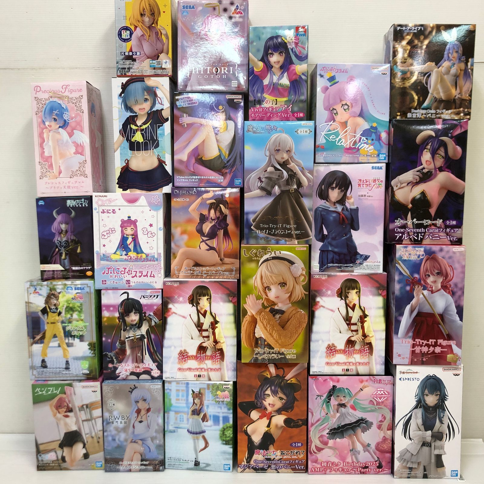 ▲コミック・アニメ フィギュア まとめ Re:ゼロから始める異世界生活 オーバーロード 初音ミク 他 ※箱ダメージ品含む 未開封品 smbfig091548