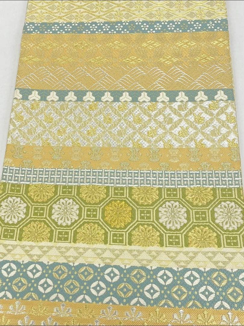 誉田屋源兵衛 吉祥二百六十 古典吉祥文様 袋帯 金糸 全通 パールトーン加工済 誉田屋源兵衛 吉祥二百六十 古典吉祥文様 袋帯 金糸 全通 パールトーン