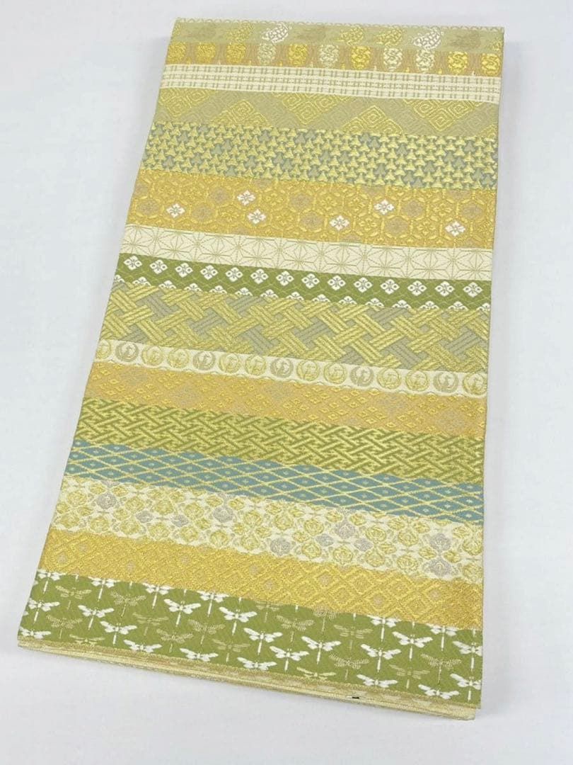 誉田屋源兵衛 吉祥二百六十 古典吉祥文様 袋帯 金糸 全通 パールトーン加工済 誉田屋源兵衛 吉祥二百六十 古典吉祥文様 袋帯 金糸 全通 パールトーン