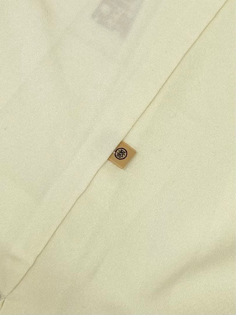 千總謹製 落款入 訪問着 阪急扱い 金駒 刺繍 金彩加工 束ね熨斗文様