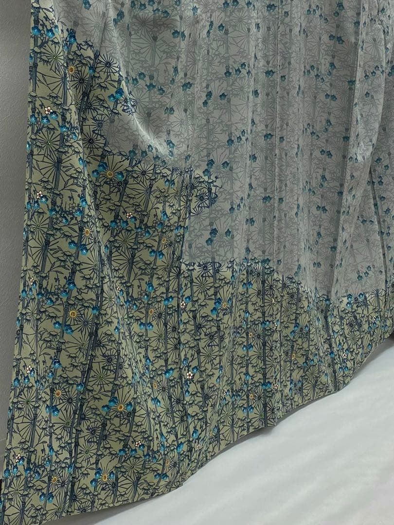 十五代宗家 城間栄順 紅型訪問着 落款入 梅 竹笹 正絹 色紙付き 十五代宗家 城間栄順 紅型訪問着 落款入 梅 竹笹 正絹 色紙付き - メルカリ