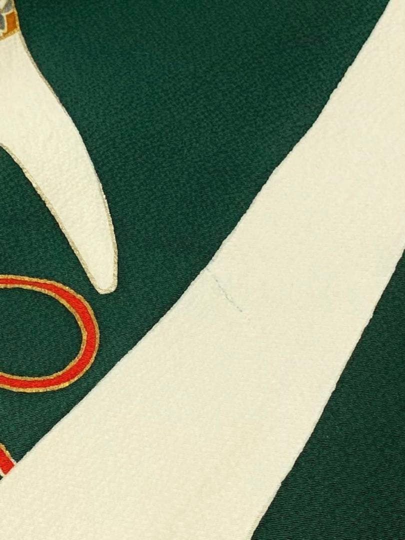 別注 辻村寿三郎 ジュサブロー 振袖 松坂屋 銀駒 金彩 銀彩 正絹 躾糸