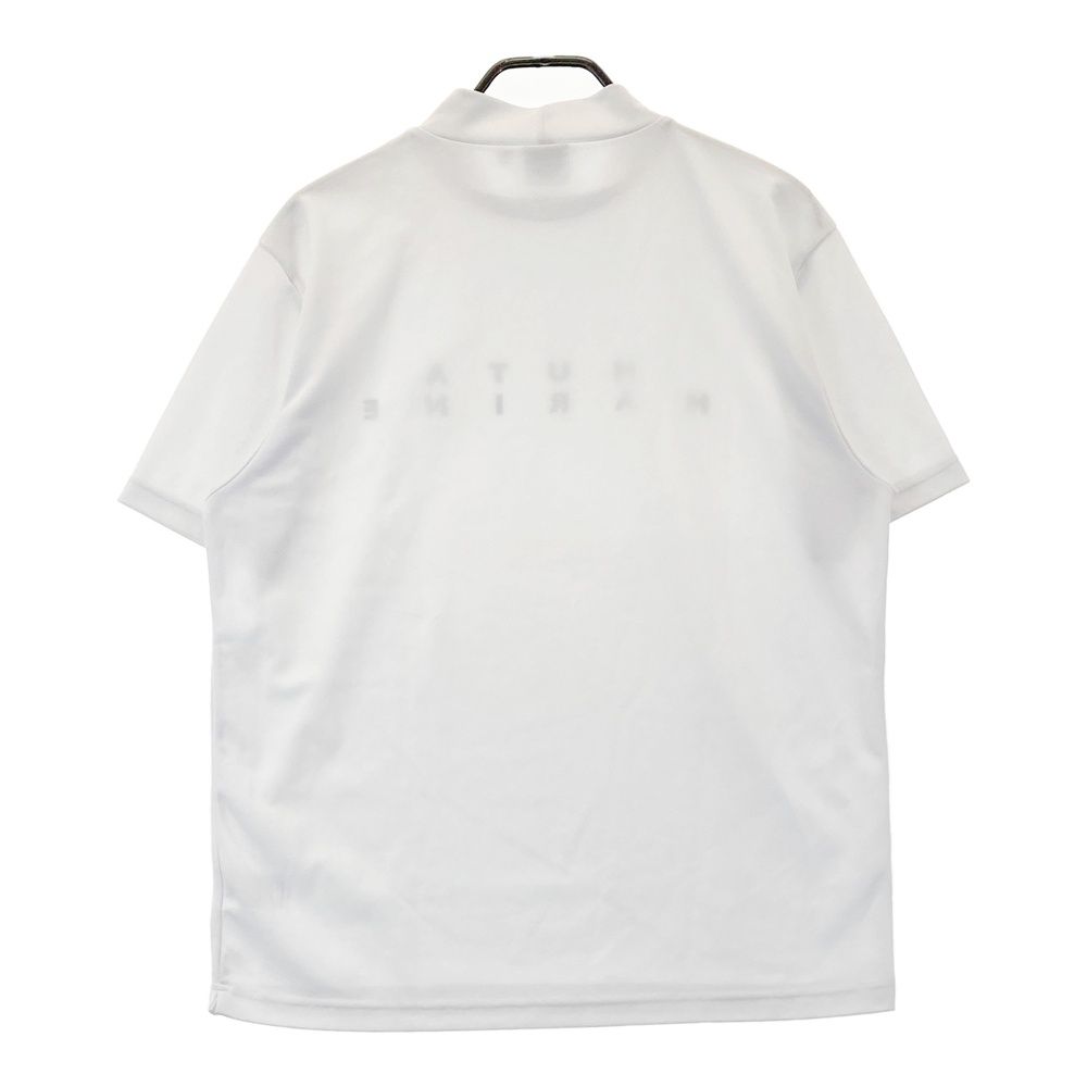 サイズ 6 MUTA MARINE ムータマリン ハイネック 半袖Tシャツ ロゴ ホワイト系 240101541914 ゴルフウェア メンズ ストスト