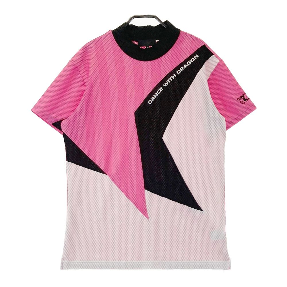 【新品】Dance With Dragon＊レディース＊トップス＊モックネック サイズ：2 DANCE WITH DRAGON ダンスウィズドラゴン モックネック 半袖