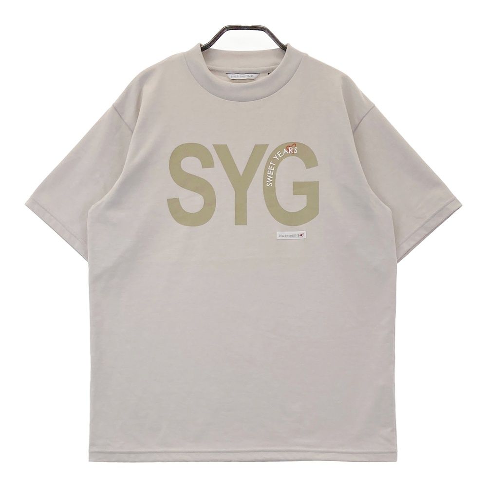 サイズ M SY32 BY SWEET YEARS GOLF エスワイサーティトゥ 半袖Tシャツ ベージュ系 240101543129 ゴルフウェア メンズ ストスト