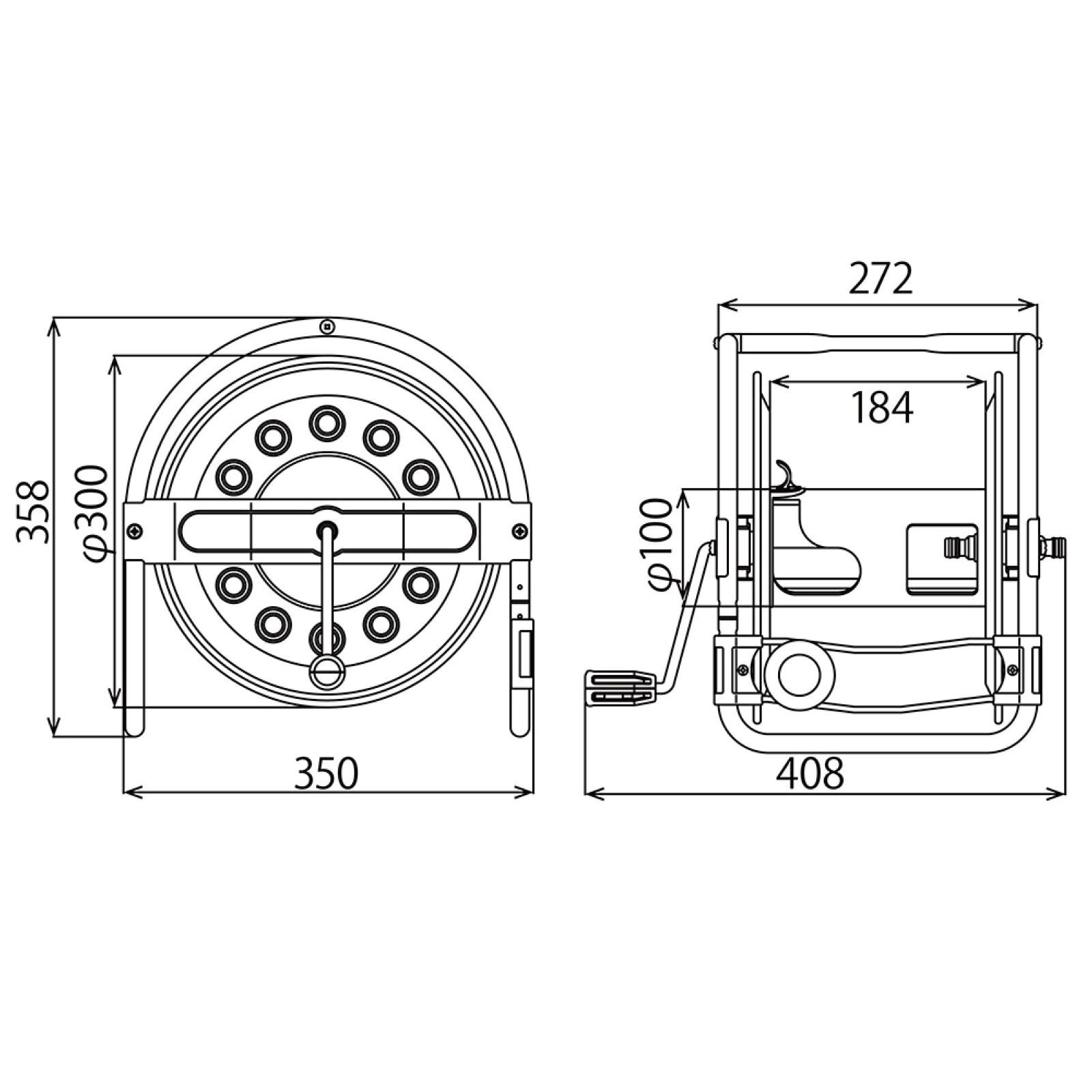 普及タイプ ドラム下方向巻き込みタイプ