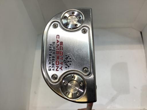 タイトリスト SCOTTY CAMERON SUPER SELECT FASTBACK 1.5 35インチ パター PT スチール フレックスその他 メンズ 男性用 右利き 右用 Bランク ゴルフクラブ