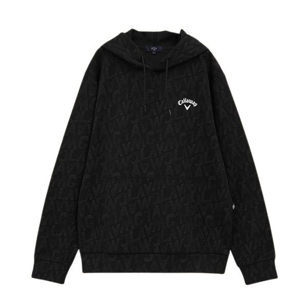 キャロウェイ ゴルフ メンズ パーカー ロゴプリント ハーフゲージ スウェットパーカー Callaway Golf C24217102