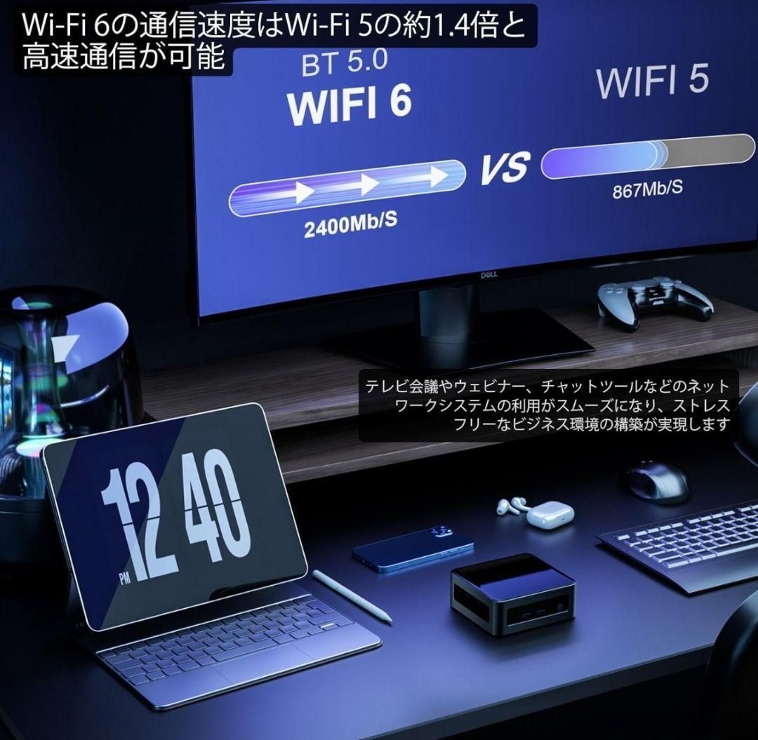 高性能❣ ミニPCAMD Ryzen5 5625U 6コア12スレッド Windows 11 Pro
