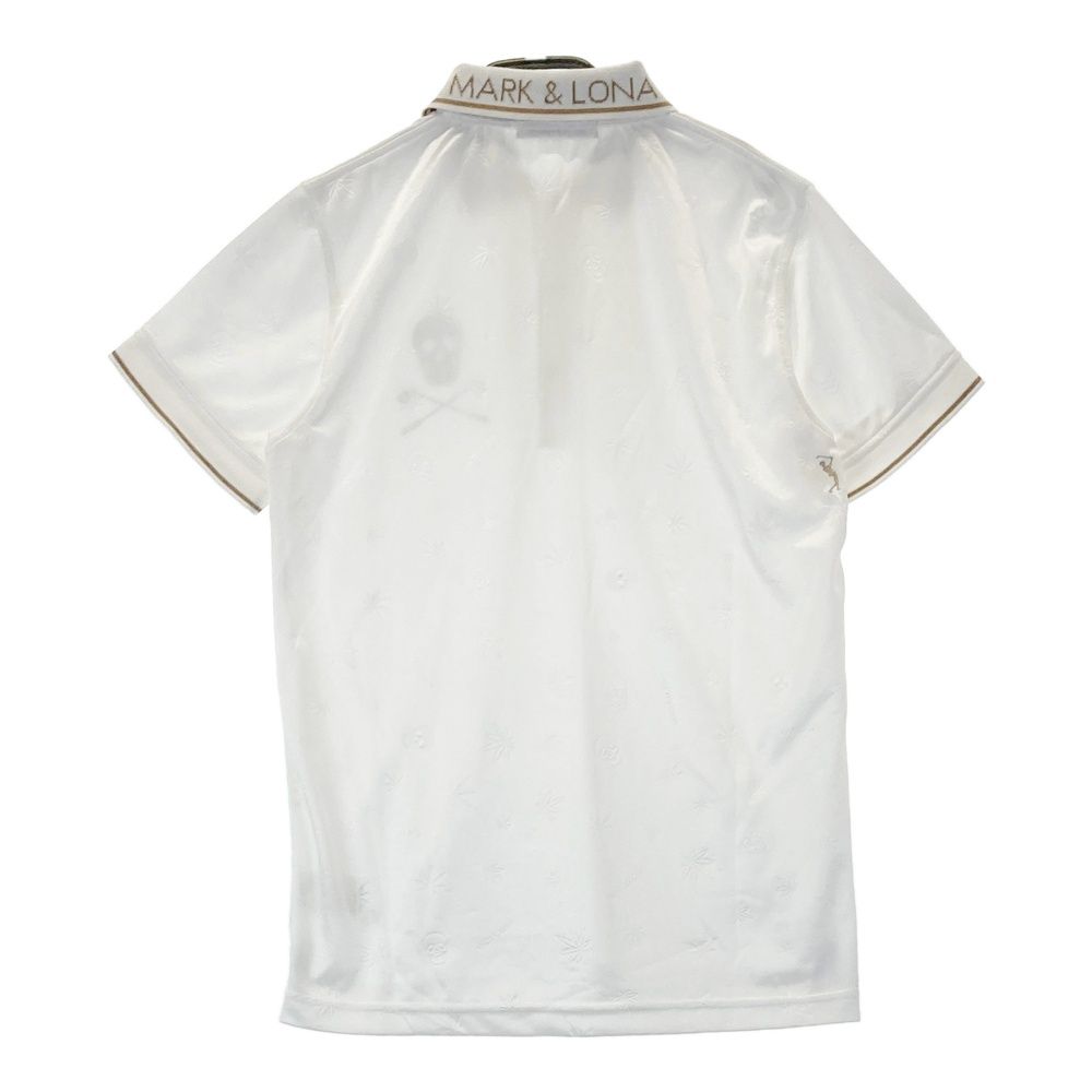 【金麦さん専用】マークアンドロナ　ポロシャツ　ホワイト 金麦さん専用】マークアンドロナ ポロシャツ ホワイト 金麦さん専用