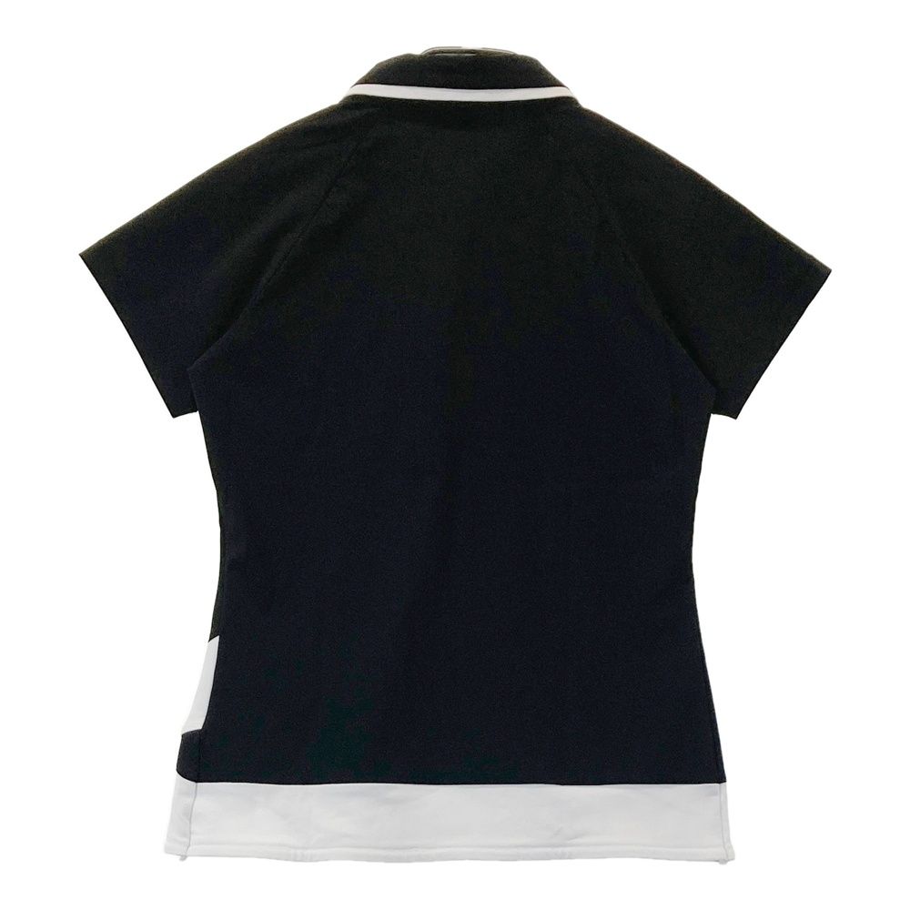 サイズ：S DESCENTE GOLF デサントゴルフ 半袖ポロシャツ ブラック系