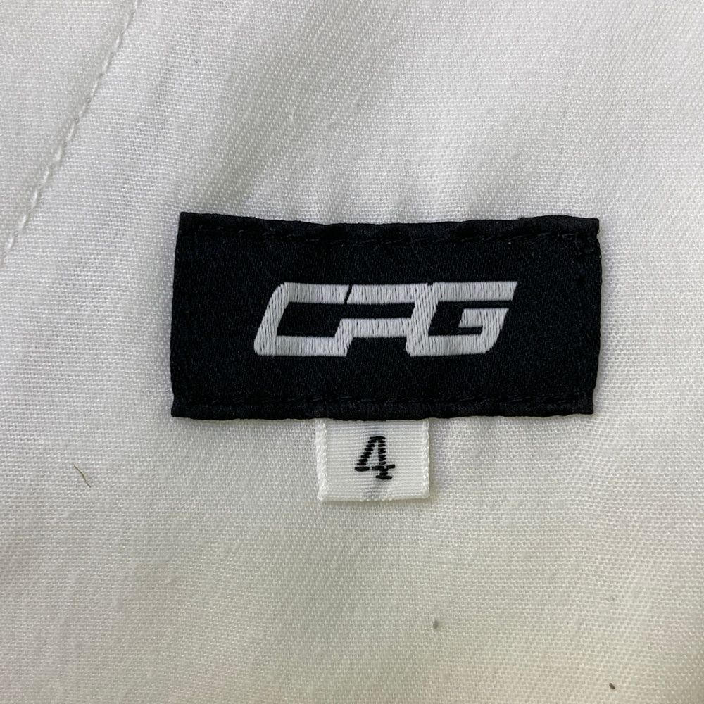 PGG ゴルフパンツ サイズ4 ホワイト サイズ：4 CPG GOLF シーピージーゴルフ ストレッチパンツ ロゴ総柄