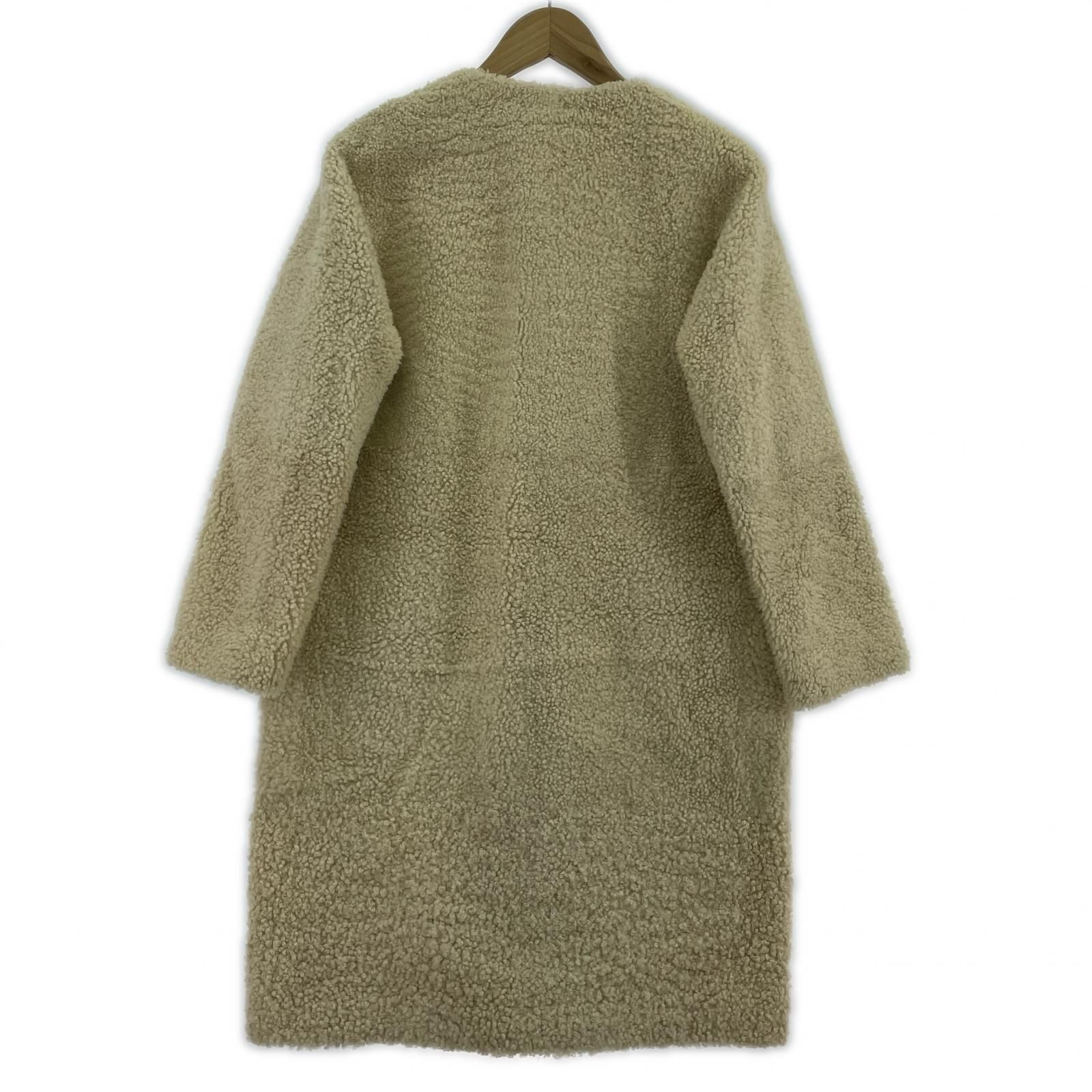 DRAWER ﾑｰﾄﾝｺｰﾄ ﾉｰｶﾗｰ 36 S ﾍﾞｰｼﾞｭ - メルカリ