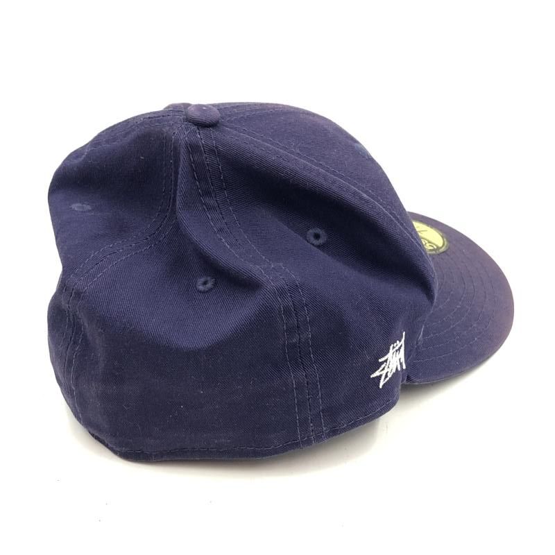  ニューエラ×ステューシー ERA×STUSSY Fitted Cap ネイビー 24 その他 キャップ