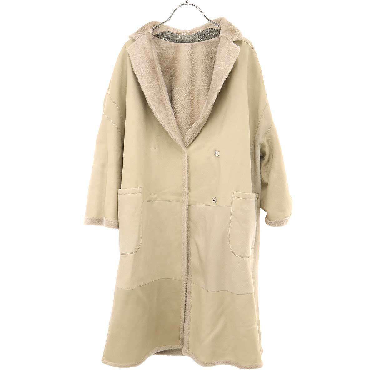 BRUNELLO CUCINELLI ブルネロクチネリ リバーシブルムートンコート