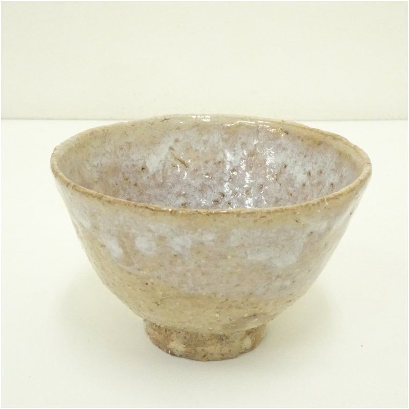 萩焼 野坂康起造 茶碗 共箱 茶道 抹茶 おしゃれ 抹茶茶碗 抹茶碗 和食器 レトロ 茶器 骨董 茶わん 茶会 茶の湯