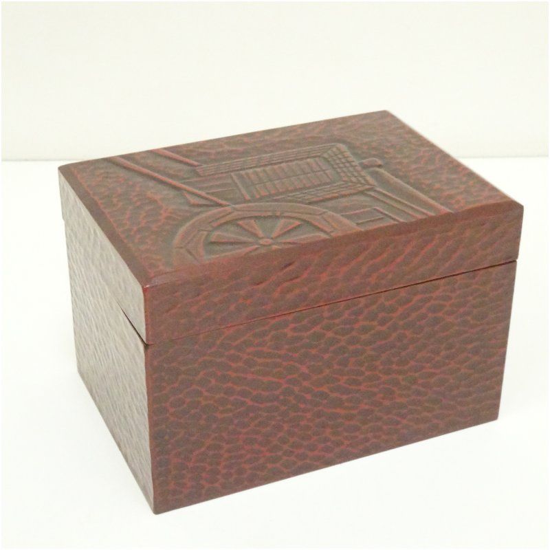 鎌倉彫 茶箱セット 茶道 茶道具 おしゃれ 茶器 一式 揃え 揃い 抹茶 お茶箱 お茶 インテリア 骨董 茶会 茶の湯