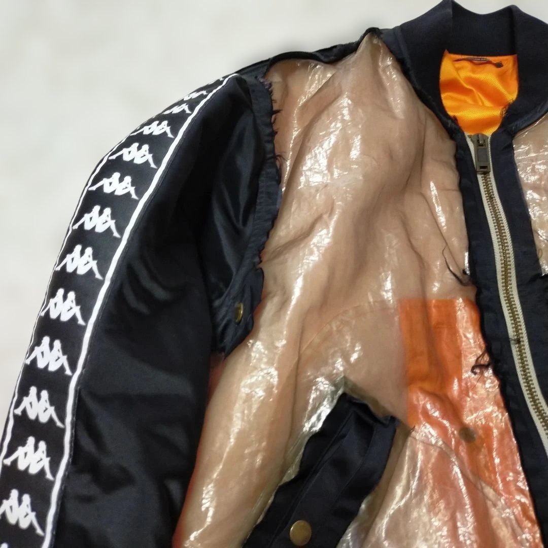 吉沢亮着用】CHRISTIAN DADA × kappa コラボMA-1スケルトンジャケット