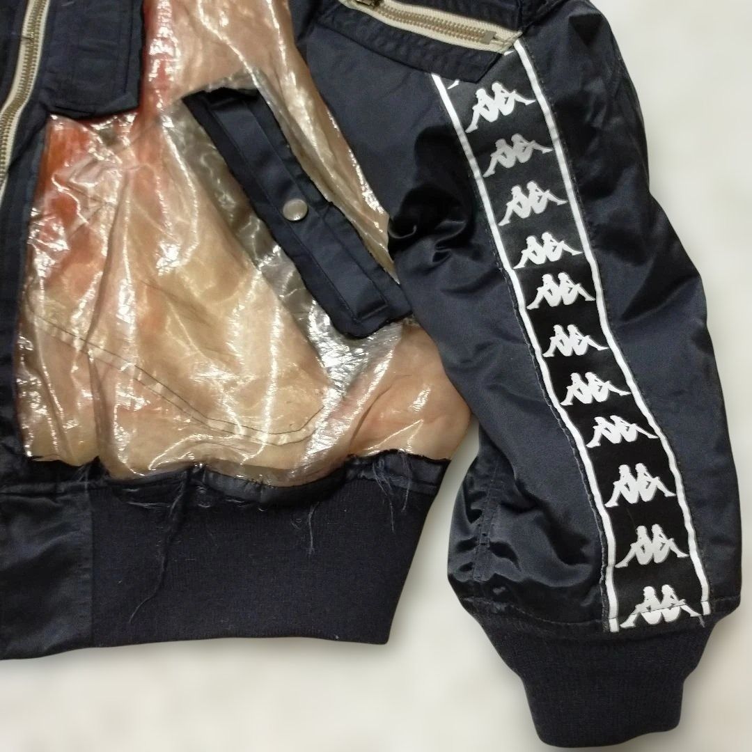 吉沢亮着用】CHRISTIAN DADA × kappa コラボMA-1スケルトンジャケット