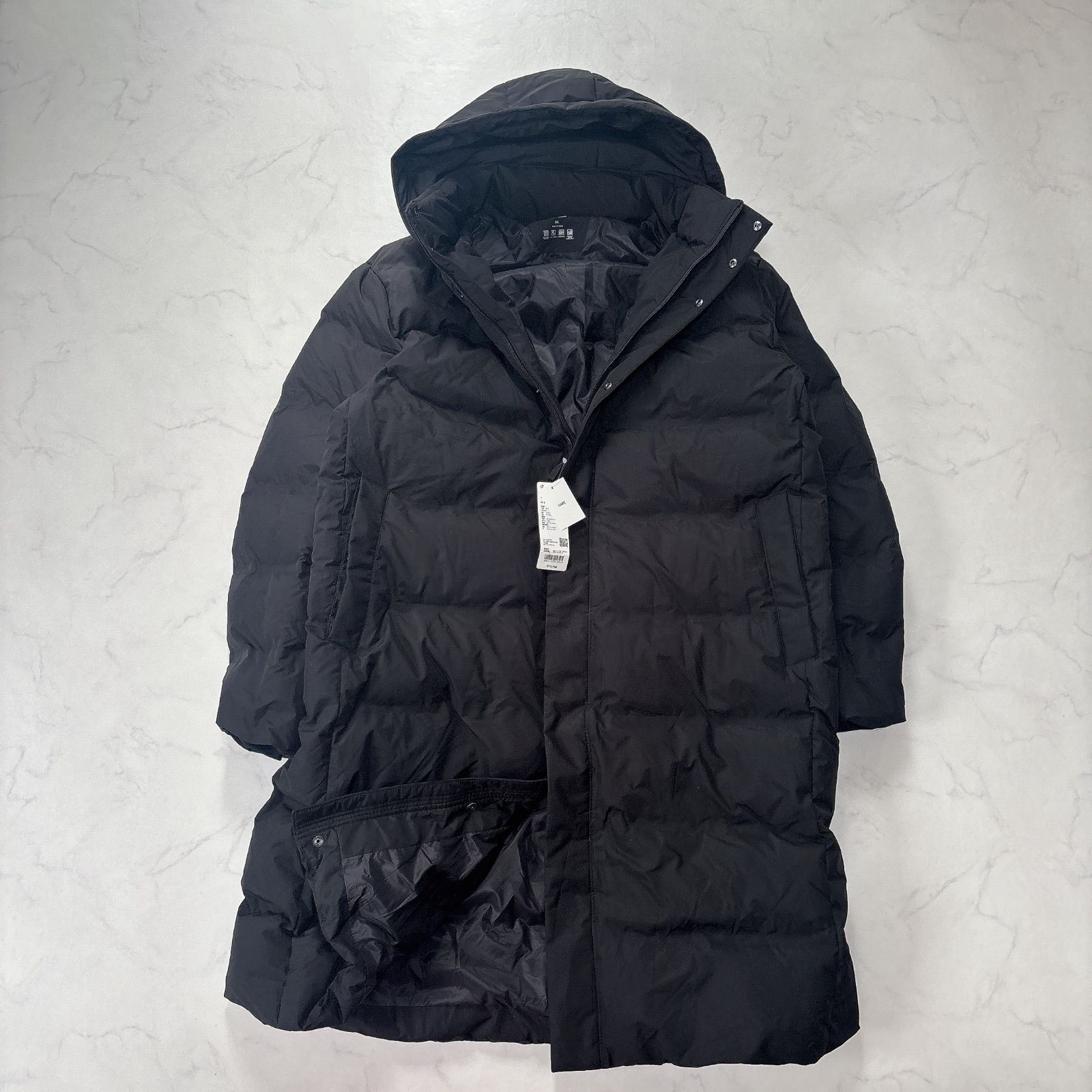 大きいサイズ ユニクロ シームレス ダウン ロングコート 3XL メンズ オンライン 特別サイズ